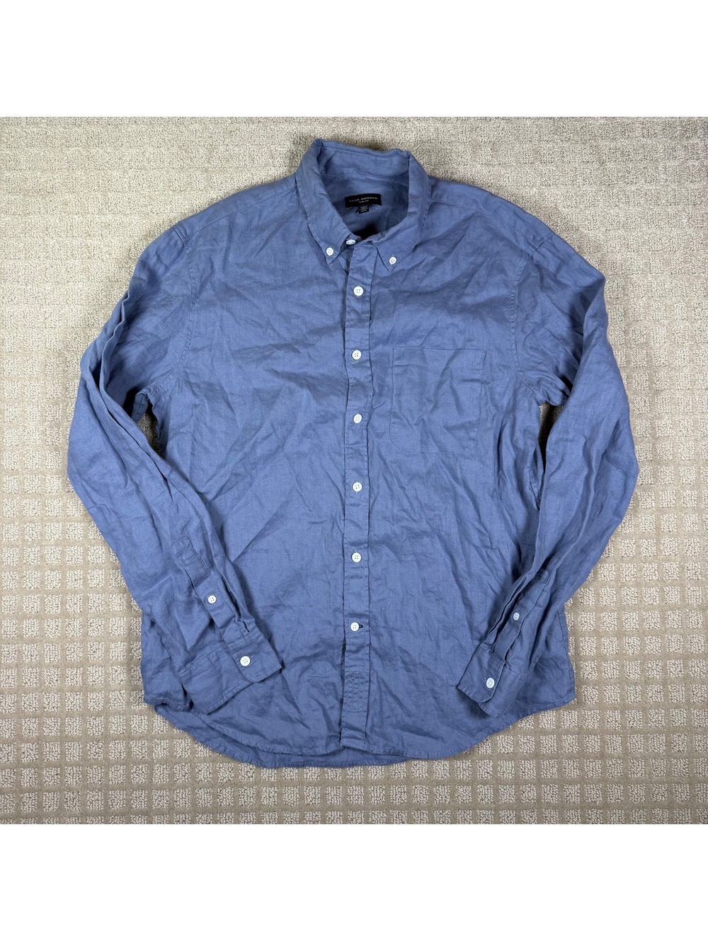 Club Monaco 100% Linen Button Down Shirt M